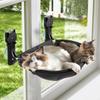JUNSPOW Cat Window Foldable Cat Suction Cup Cat Window Cat Load Capacity 18kg Easy To Removable Cat All Black Hammock, Bed, Type, Hammock, Hanging,