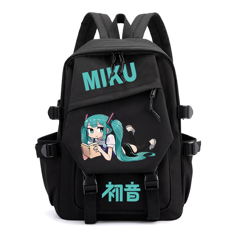 Hatsune Future Универсальный рюкзак для девочек-подростков, снижающий нагрузку, школьная сумка для старшеклассников, повседневный рюкзак