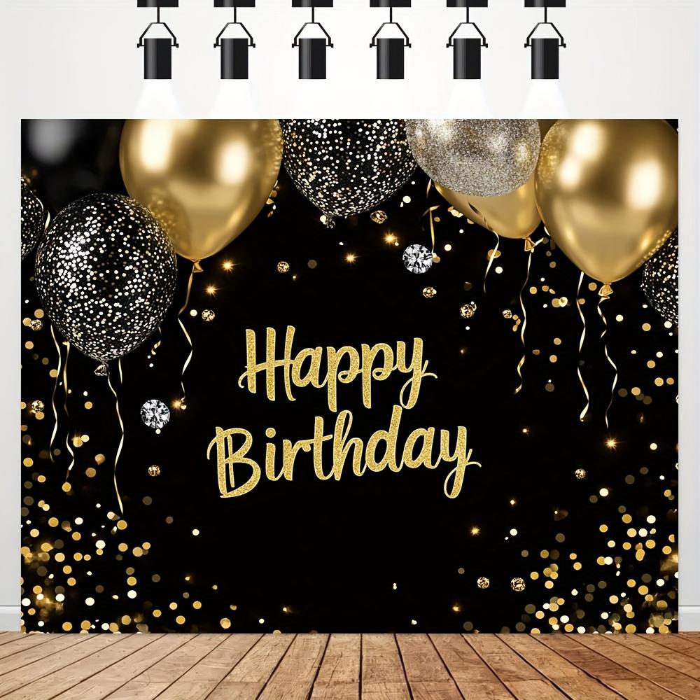 Birthday celebration decorations, suitable for birthday party decorations and photo studio background banners
