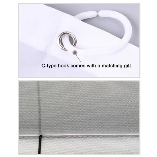 Занавеска для душа с 12 крючками, ботанический принт, ретро-пасторальный стиль, естественная красота, украшение для ванной комнаты, водонепроницаемая ткань, простая в уходе, занавеска для ванной