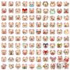 135Pcs/Set French Bulldog PIGU Q-1 Mini Diary Manual Stickers DIY Scrapbooks Album Decor Decals Stickers