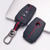 Key Fob Cover for SsangYong Korando Actyon Kyron Rexton Tivoli Musso with Keychain Anti-Scratch Guard Shockproof Protection Soft Grip Texture