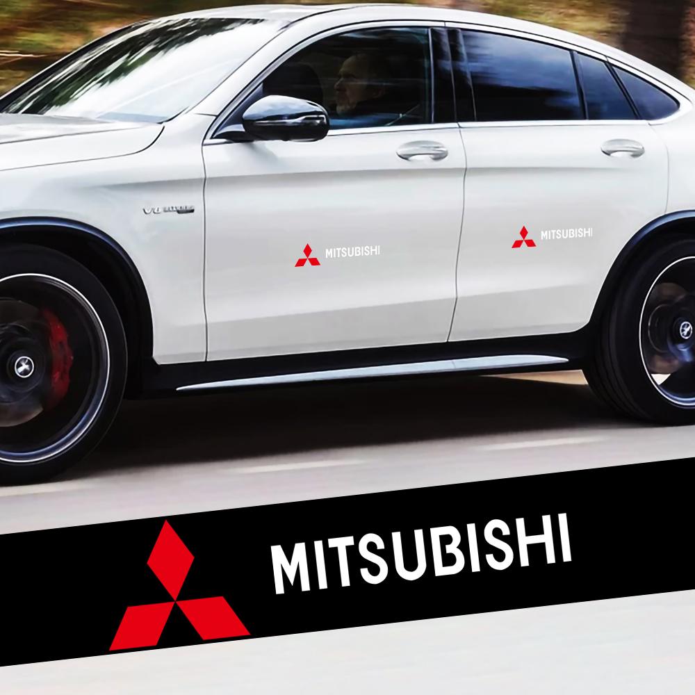 uldf10 Alphabet car logo sticker waterproof car decoration For Mitsubishi Pajero Outlander XL Montero Lancer Triton l200 Galant Evo ASX