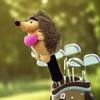 Golf Wood Headcover Animal Shaped Cute Hedgehog Guard Transport Protect Plush Scratch Resistant