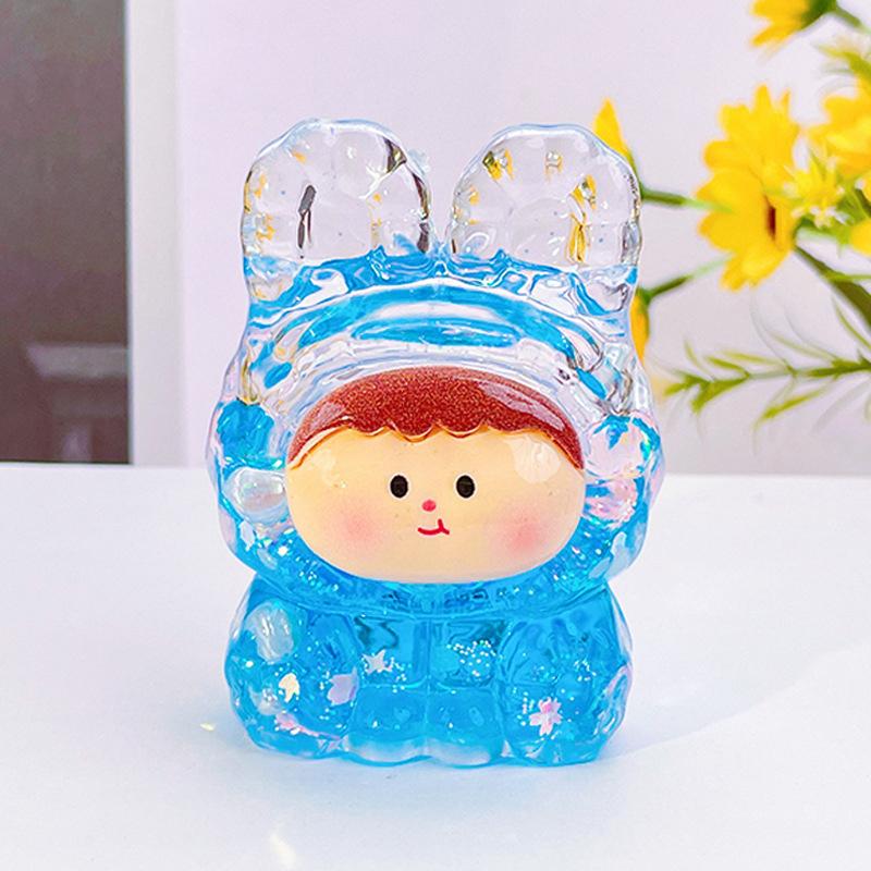 Мультяшная мини-милая кукла, слепая сумка, настольные украшения для автомобиля, детские игрушки, креативные украшения для дома своими руками, аксессуары, подарки