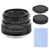 NEWYI 35mm F1.7 Large Aperture Portrait Fixed Focus Manual Lens for Canon M3M5M6M6 IIblack