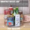 Multi Functional 360 Degree Rotating Transparent Plastic Turntable Suitable for Storing Kitchen Food and Desktop Cosmetics