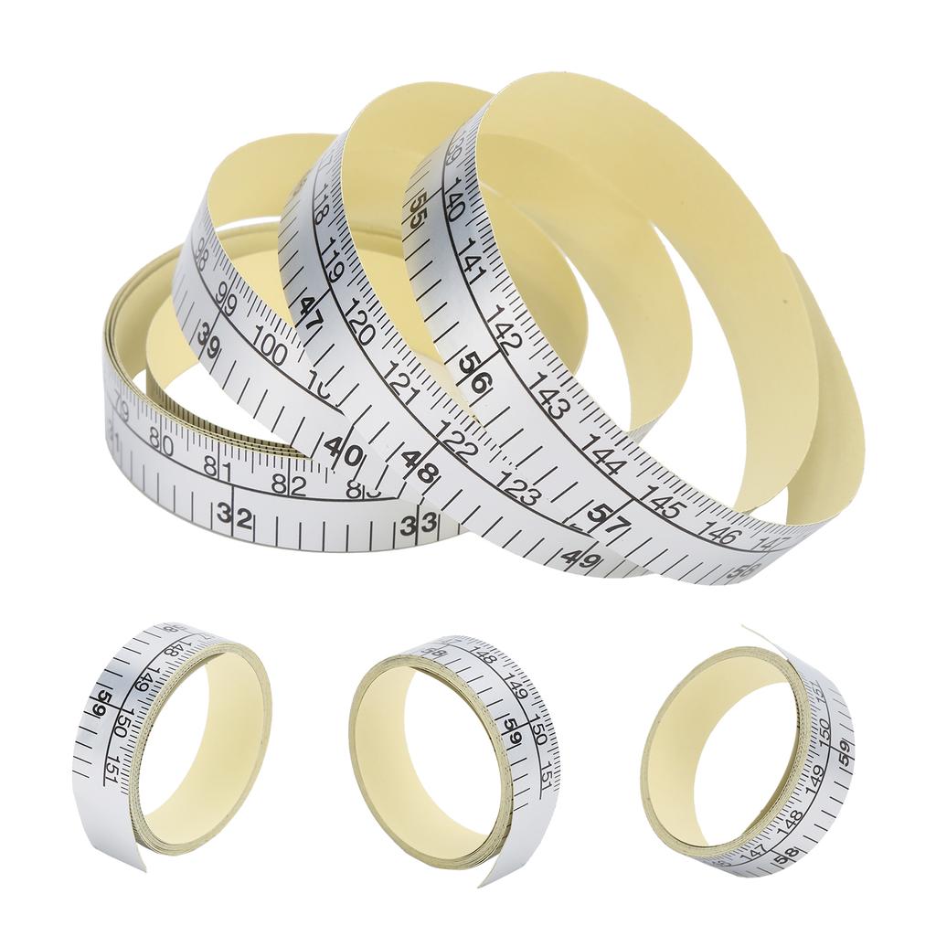 Adhesive Measuring Tape Double Scale Sewing Measuring Flexible Ruler Tailor Soft Tape Measure for