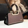 "2025 New Fashion Simple Leather Handbags: One-Shoulder Crossbody Bags for Women"