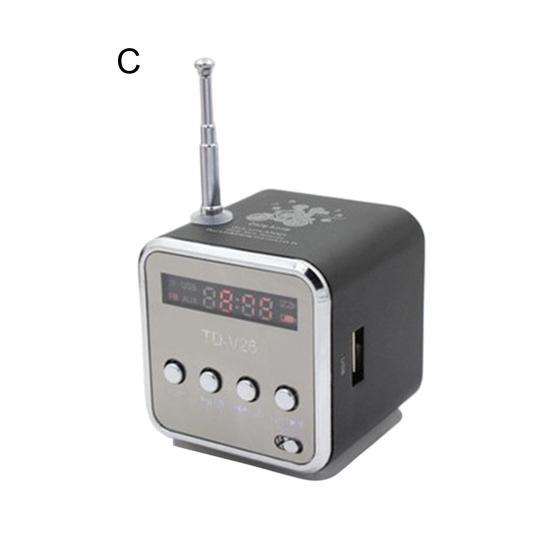 1/2 шт. Мини-динамик с поддержкой Bluetooth, цифровой дисплей, стабильное соединение, водонепроницаемый, перезаряжаемый, FM-радио, музыкальный плеер