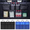Car Trunk Organizer Adjustable Backseat Storage Bag Net High Capacity Multi-use Oxford Automobile Seat Back Organizers