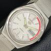 AUTOMATIC 6309A VINTAGE SEIKO 5 JAPAN MENS SILVER COLOR DIAL WATCH A701417-5 R206b-a701417