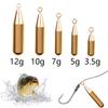 Line Sinkers Weight Tungsten Additional Weight Hook Connector Copper Fishing Lead Fall Brass Sinker