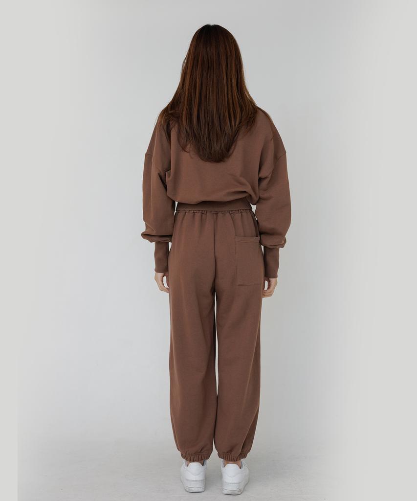 AWESOME STUDIO Женские спортивные штаны-джоггеры с вышивкой Signature, коричневые