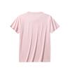 Anta Удобный Повседневный Простой Пуловер с Круглым Вырезом Универсальная Футболка с Коротким Рукавом Женские Футболки Частично-Розовый 962528101-3