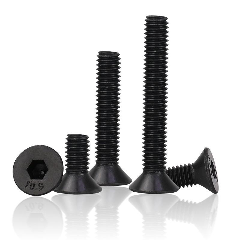 Hexagon Countersunk Head Screws - M2-M16, Grade 10.9, DIN7991, High-Strength Flat Head Bolts