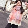 Women's Winter Casual Plaid Scarf Japanese Imitation Cashmere Thick Warm Scarf Scarf Shawl