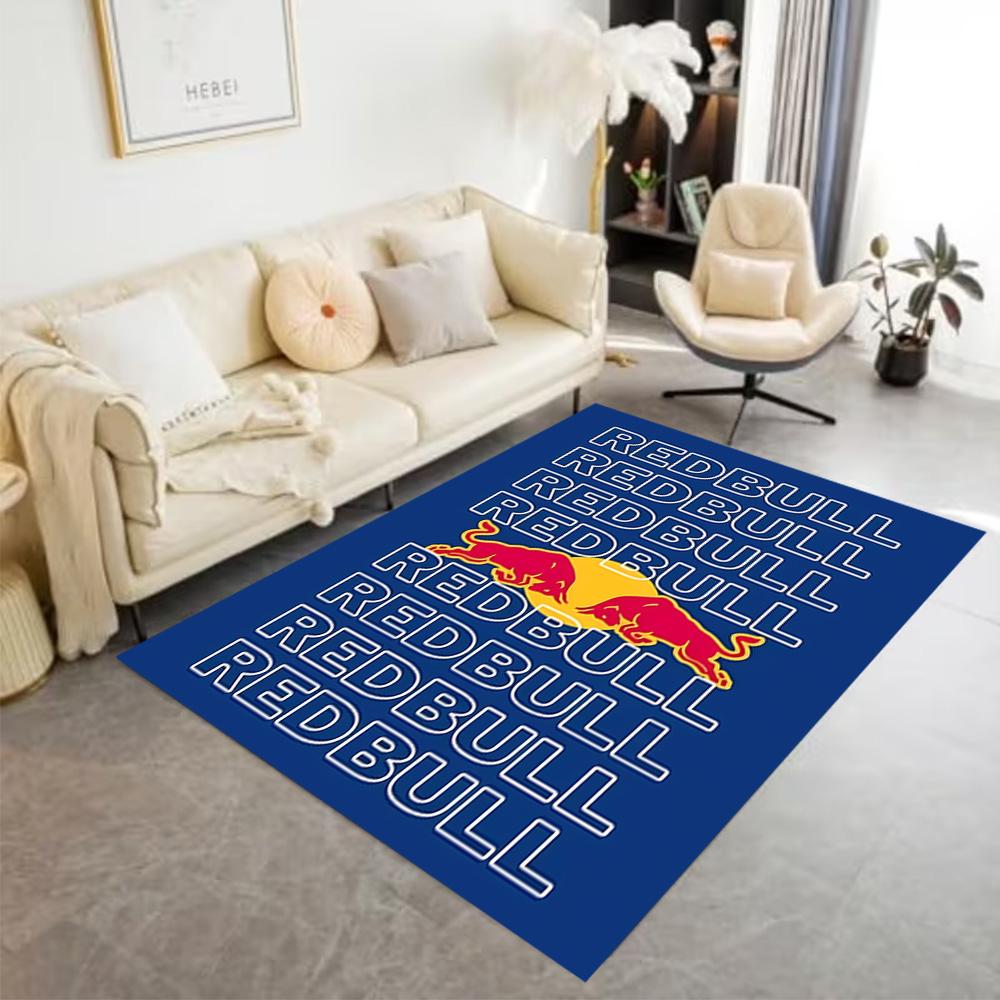 Energy Drink Brand Logo Floor Mat Design for Outdoor Bedrooms Game Room Entryway Anti-slip Rug Decorate Offices Birthday/Christmas Gift
