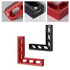 90° Right Angle Clamp Height Ruler Woodworking Fixture Ruler Edge Marking Tool L-Block Auxiliary Measuring Gauge Precision Tool