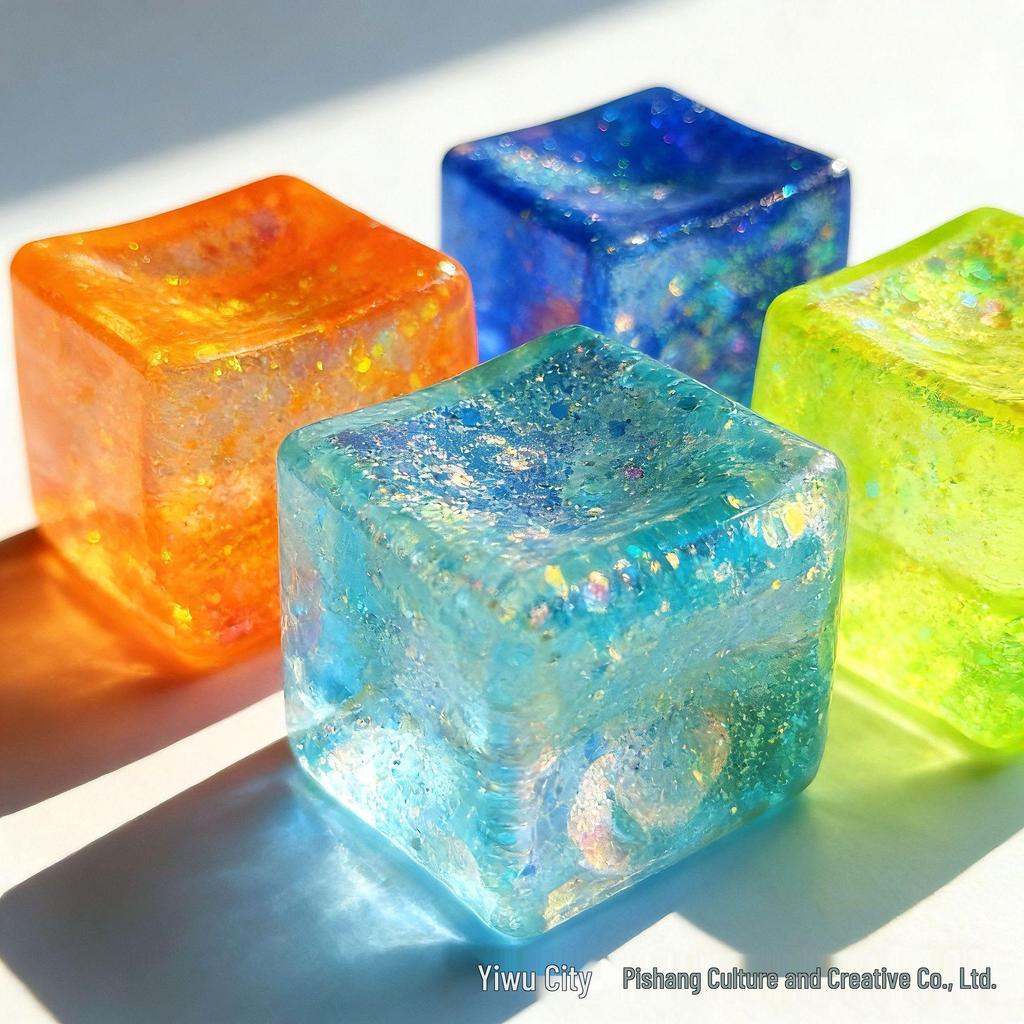 Aurora Sequins Squeeze Cube: Educational Decompression Toy