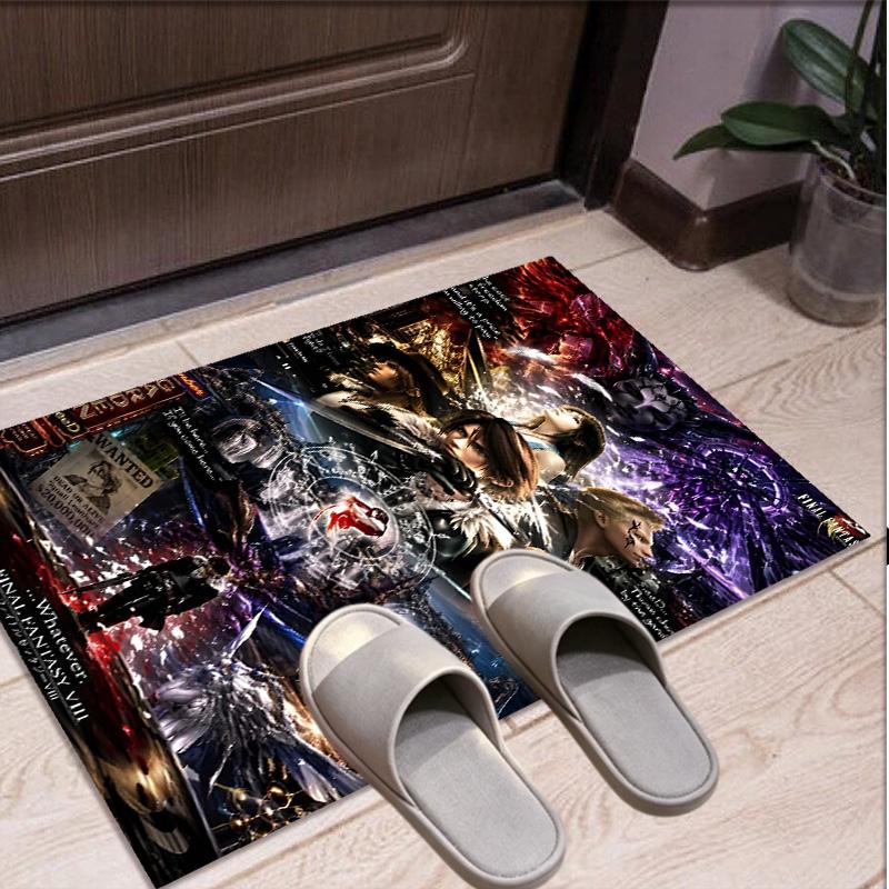 Final Fantasy Pattern Rug, Indoor/Outdoor Mat, for Picnic, Gameroom, Bedroom, Office, Living Room, Home Decor Carpet, Birthday Gift