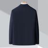 Spring New Mulberry Silk Jacket Men's Business Casual Lapel Middle-aged Administrative Cadre Leadership Jacket