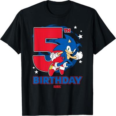 Футболка с логотипом Sonic The Hedgehog 'Эпичный Соник' на 5-й день рождения
