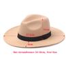 Winter Autumn Vintage Stage Performance Wide Brim Woolen Cowboy Hat Panama Fedora Hat Jazz Cap