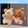 Clothes Wear Bear Plush Keychain Backpack Pendant Cartoon Kids Decoration Gift