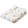 Nishikawa Wedgwood Wild Strawberry Cotton Blanket, Single, 100% Cotton, Made In Japan, Blue, FQ00101005B