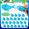 20-100 шт. Синяя акула Игрушка для ванны Плавающая Мини-резиновая акула Пищалка Приз для классной карнавальной вечеринки Разработано для детей Подарок на день рождения