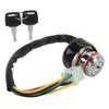 Ignition Switch Simple Installation Ignition Lock with 2 Keys for Chinese 50cc To 125cc Go