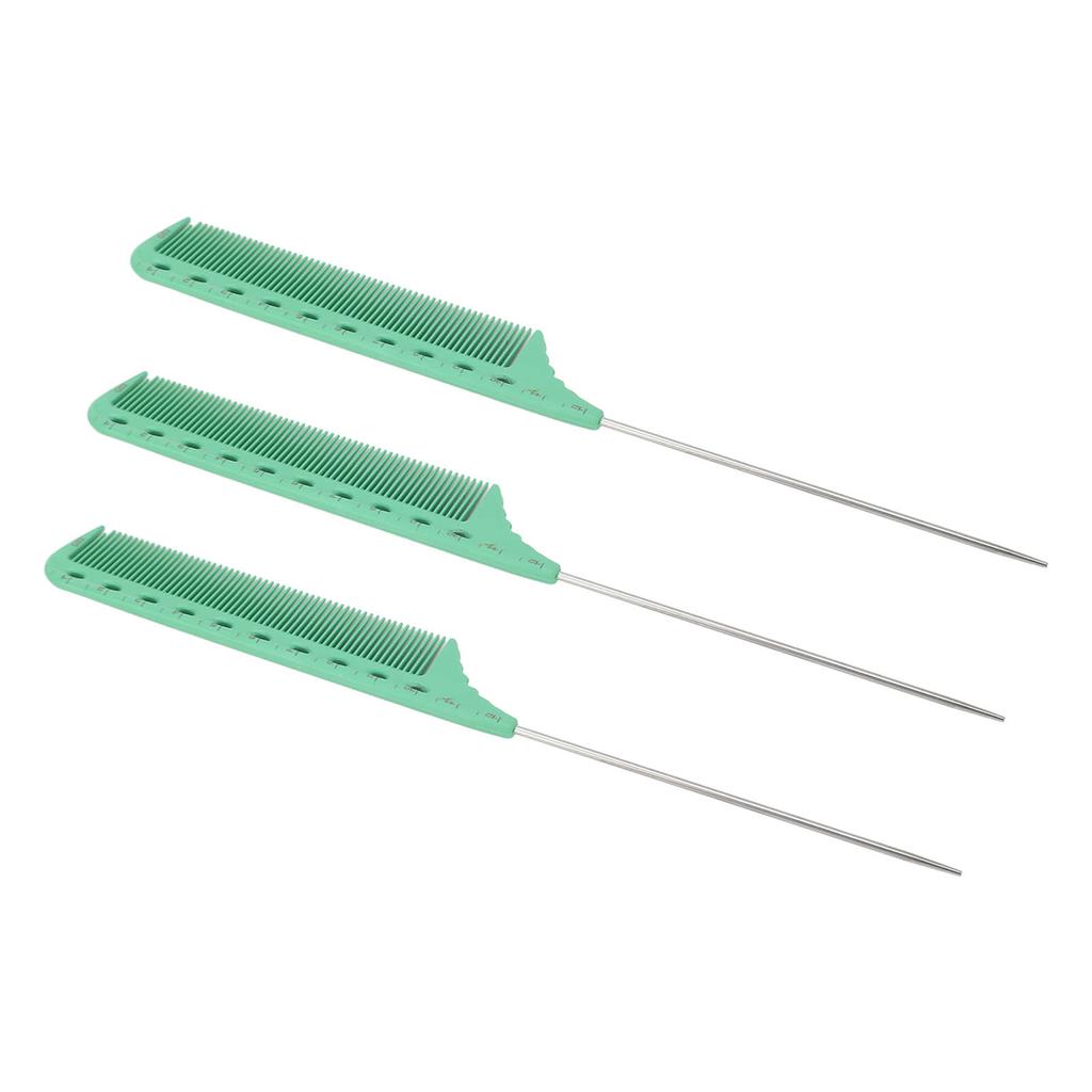 3 шт. Расческа с хвостиком крысы Профессиональная Эргономичная Портативная Расческа для начеса Инструмент для укладки для Густых Вьющихся Длинных волос