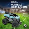 1/24 2.4G Радиоуправляемый 4WD Футбольный Автомобиль Со Спреем и Светом 360° Вращение Детские Игрушки Пульт Дистанционного Управления 5-канальный Футбольный Транспорт Мальчики Рождественские Подарки