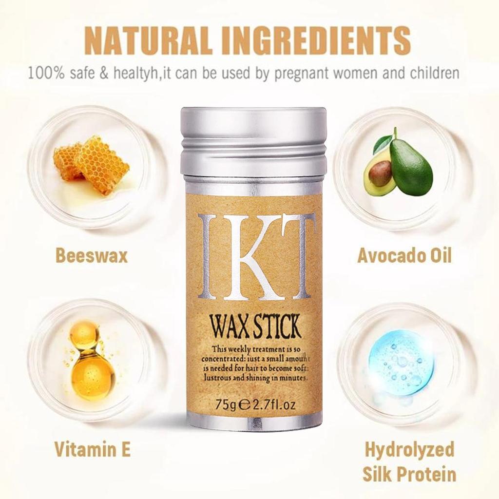 Профессиональный воск для волос, портативный идеальный воск для укладки волос, нежирный воск для укладки волос