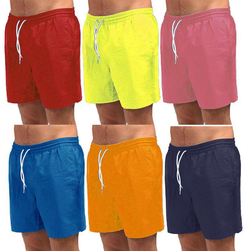 Стильные и модные мужские плавательные шорты для бега с дышащей сетчатой подкладкой