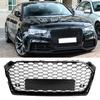 Автомобиль для RS5 Стиль Сетка Решетка Решетка Черный Подходит для A5S5 B9 20172019