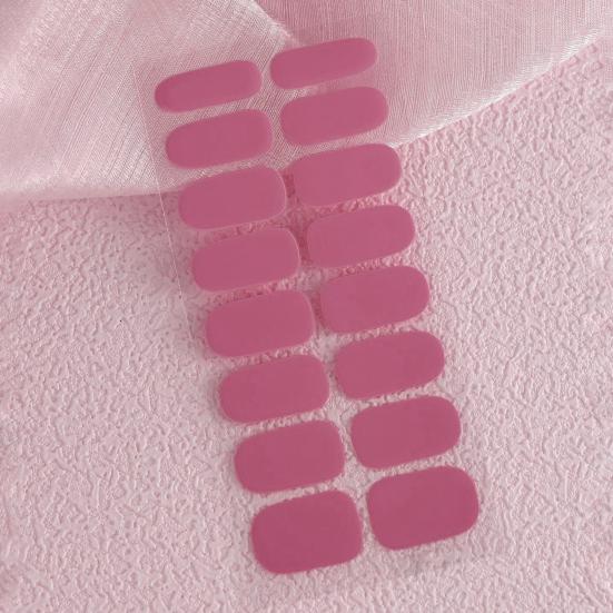 1 комплект гелевых полосок для ногтей, наклейки для самостоятельного нейл-арта, легко снимающиеся, водостойкие, долговечные, износостойкие, подарки для женщин