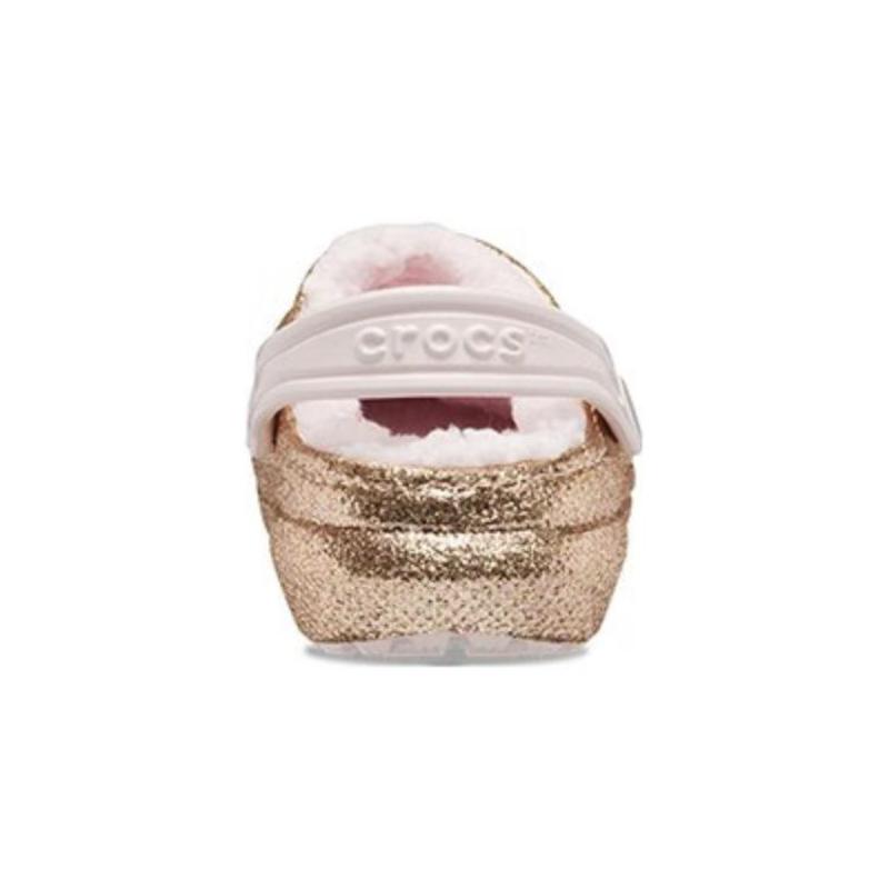 Crocs Удобные и повседневные нескользящие легкие детские сандалии золотой пудры детская модель