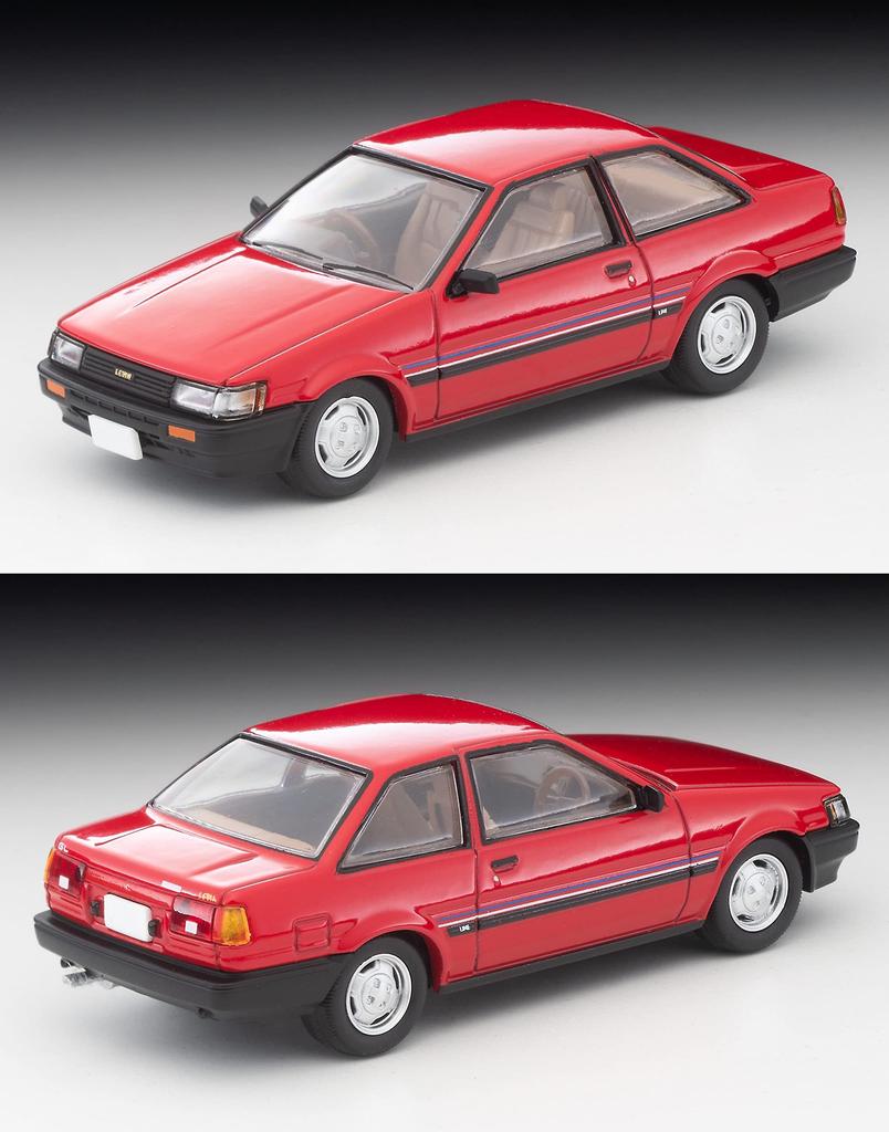 Tomica Limited Vintage Neo Toyota Corolla Levin Lime Red 84 год Готовый продукт 1/64 LV-N284b 2-дверный