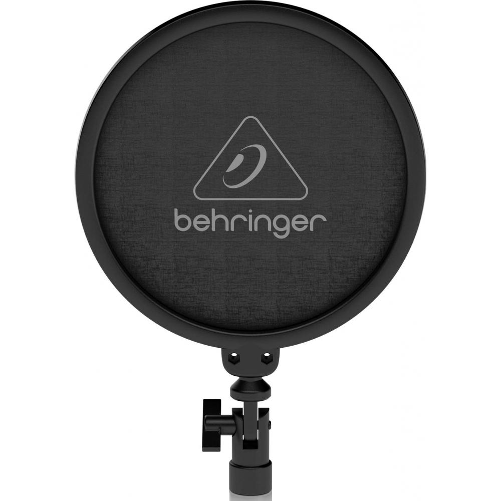 Behringer Конденсаторный микрофон с большой диафрагмой, кардиоидной характеристикой, кабель XLR, пылезащитный чехол, крепление амортизатора с защитой от всплесков TM1