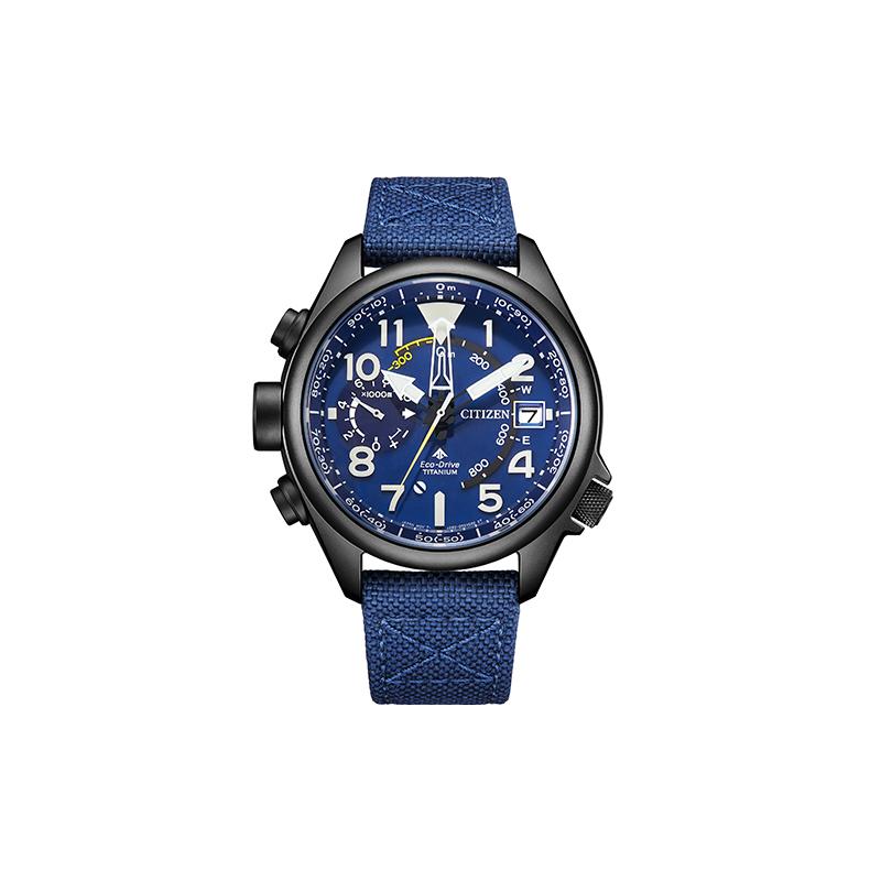Citizen Серия Eco-Drive Серия PROMASTER Светящийся дисплей Отображение даты Световая энергия Водонепроницаемость 200 метров Световая энергия Кварцевый механизм Нейлоновый ремешок BN4065-07L