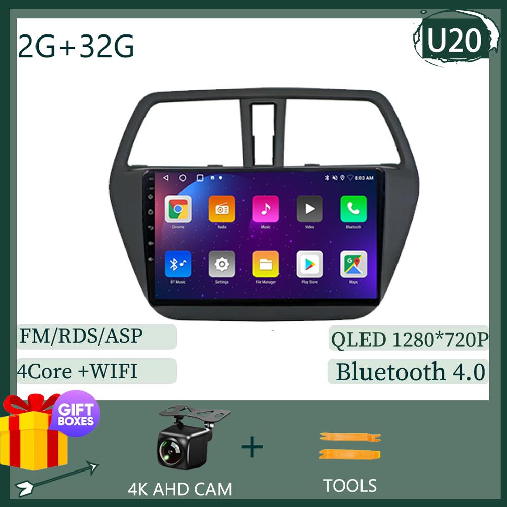 Android 14 Навигация Мультимедиа Для Suzuki S-cross SX4 2014 2015 2016 2017 Автомобильное Радио Навигация GPS Мультимедиа НЕТ 2DIN DVD 5G BT