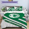3pcs Panathinaikos FC pattern bedding set duvet cover set includes duvet cover &pillowcases,perfect all season bedroom decoration&gift