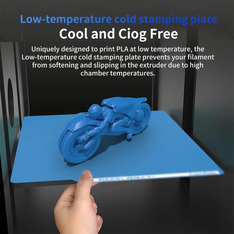 For Bambulab H2D P2S P1S X1C A1 PEI Double Side Frosted Low Temperature Cold Pressed Board Build Plate Sheet for Bambu Lab part