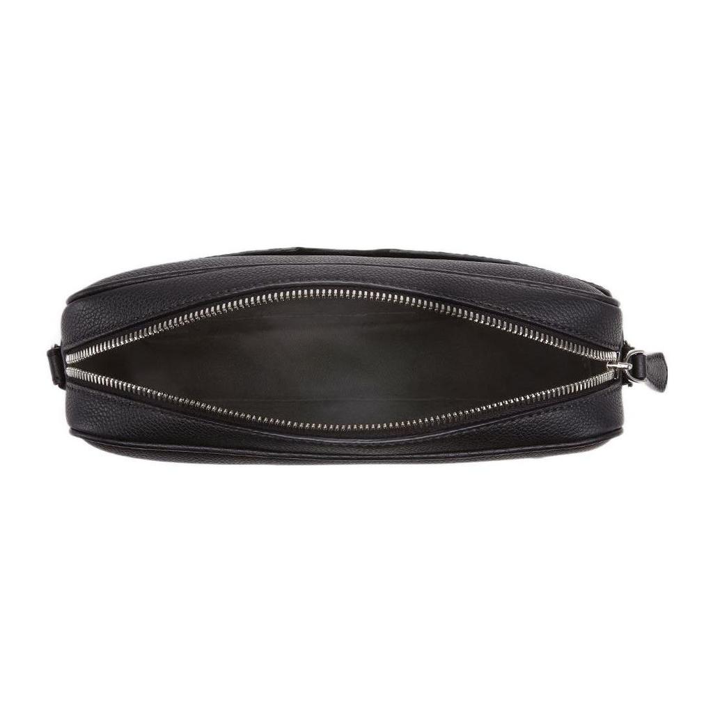 Fendi Логотип Молния Сумка-камера Мужская Сумка через плечо Черный 7M0286-AMAC-F0GXN