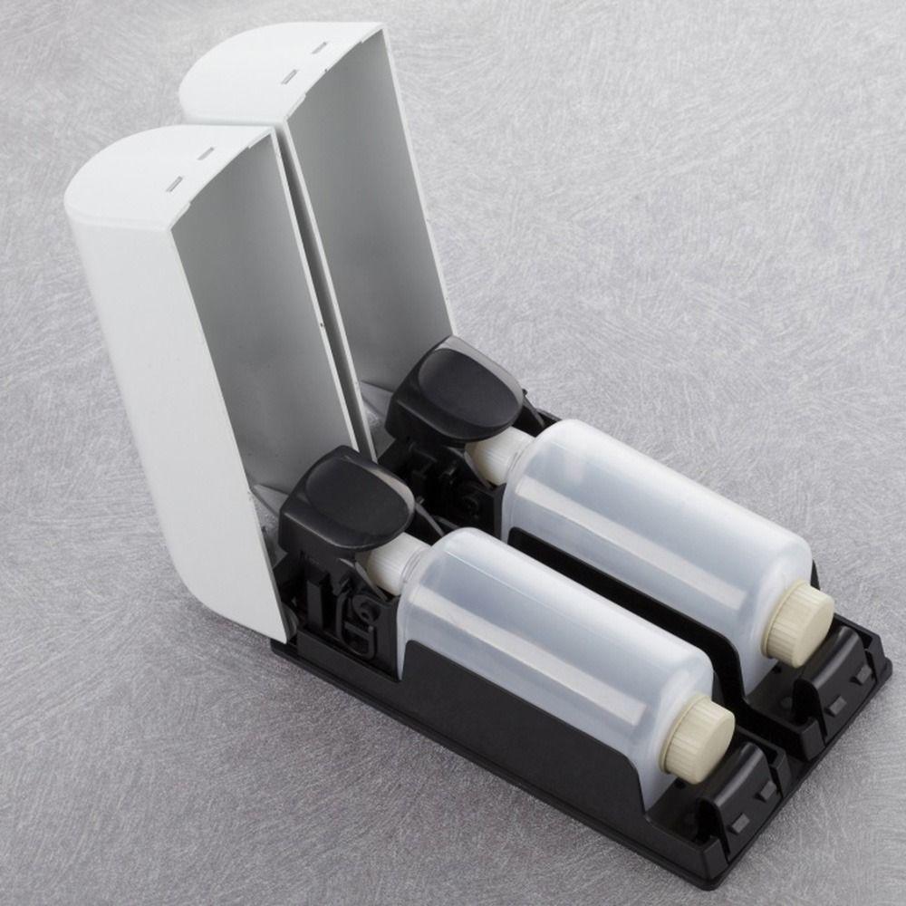 Refillable Wall Mounted Soap Dispenser Lock Hand Sanitizer Holder Hand Soap Jar Shampoo