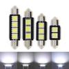 2/1 шт 12 В гирлянда 3SMD Canbus 36 мм CANBUS без ошибок 3 светодиодных купольных светодиодных лампочки для номерного знака