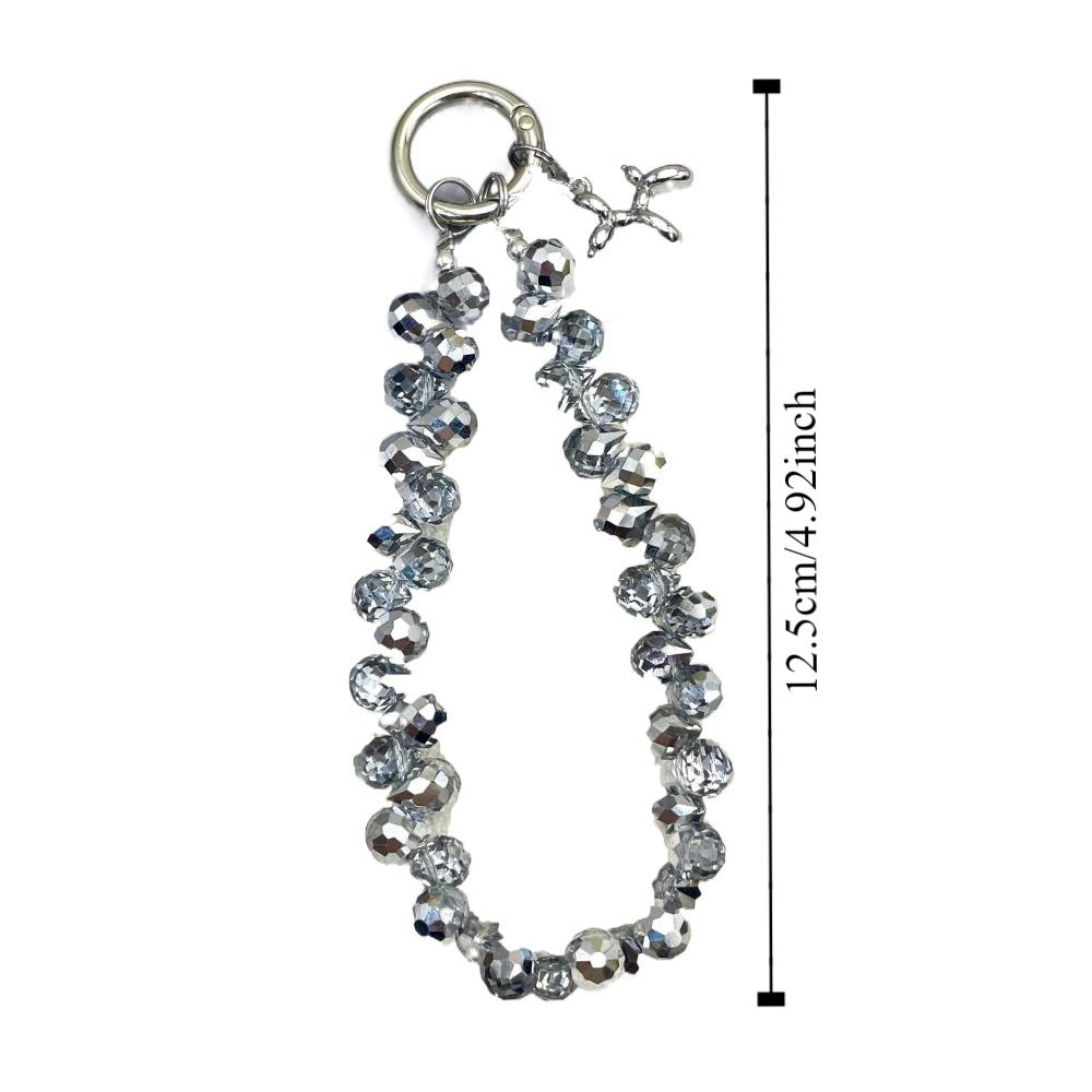 Цветной стразовый кристальный бисер ремешок для телефона с собакой шнурок для мобильного телефона подарок на Новый год