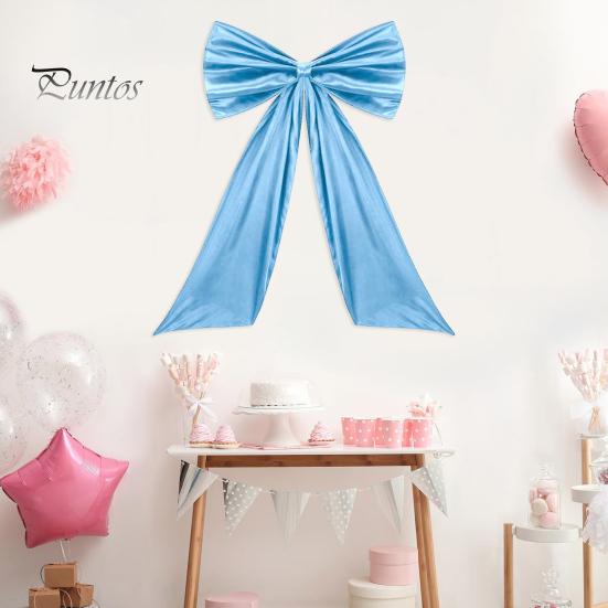 Большой атласный бант, украшение для дня рождения, декор для комнаты, гигантский настенный бант для детского душа, девичника, выпускного, свадьбы, девичника